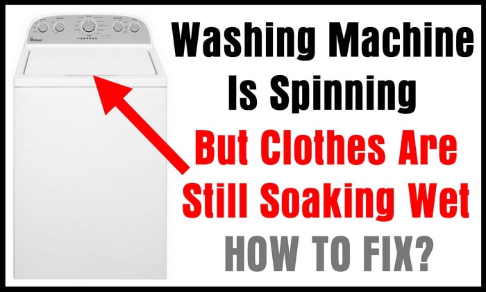 washing machine spin not drying