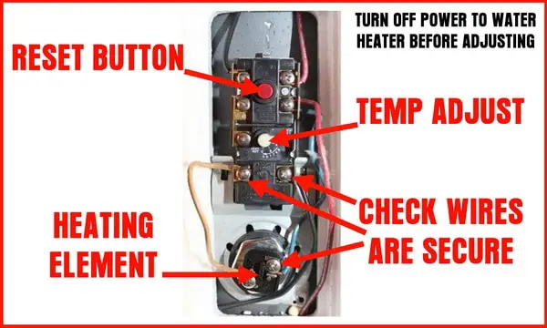 How to reset water heater thermostat