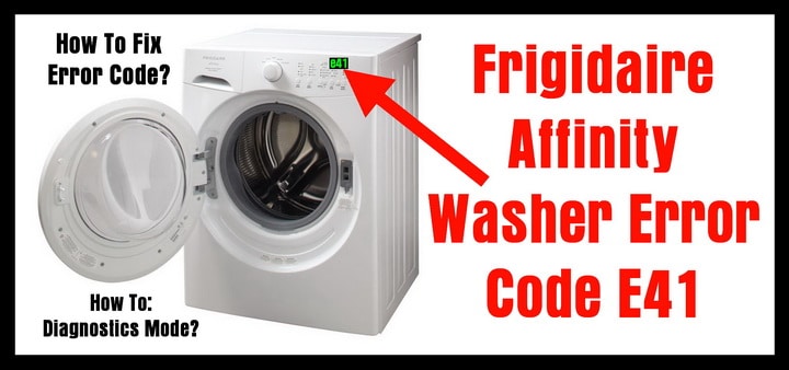 Frigidaire Affinity Washer Error Code