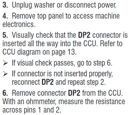 f09 e01 whirlpool duet washer