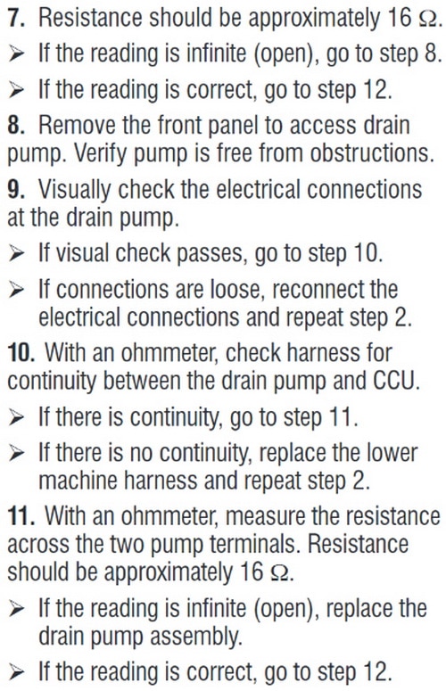 Whirlpool Washer Drain Pump Test 3