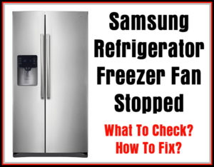 samsung fridge not cooling after moving