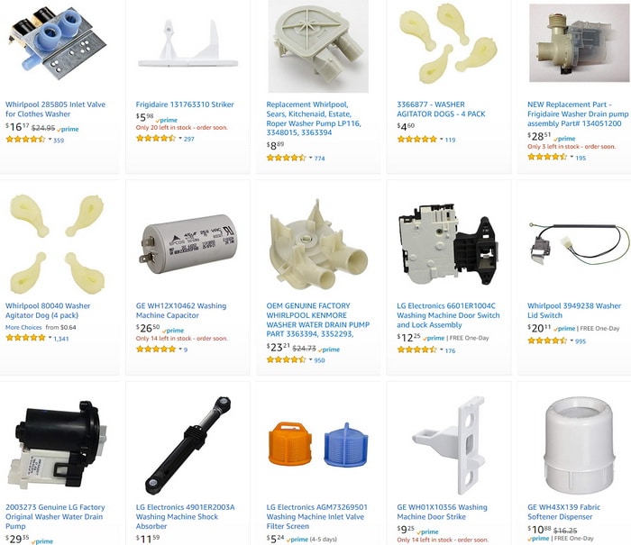 Washing machine parts