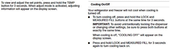 Whirlpool Gold Series Refrigerator Use Guide 2