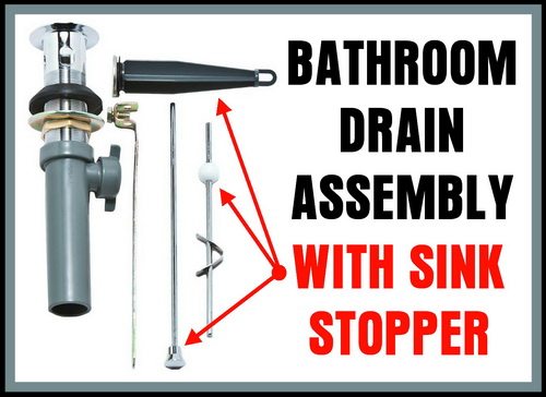 Lavatory Drain Assembly - With Sink Stopper