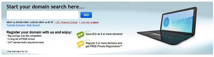 find a domain name cheap