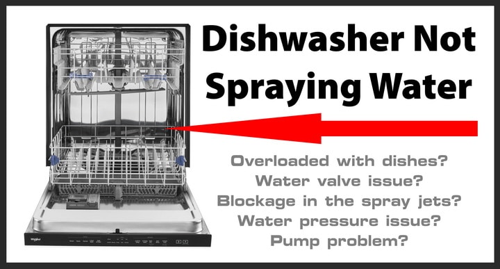 Dishwasher Not Spraying Water - How To Repair