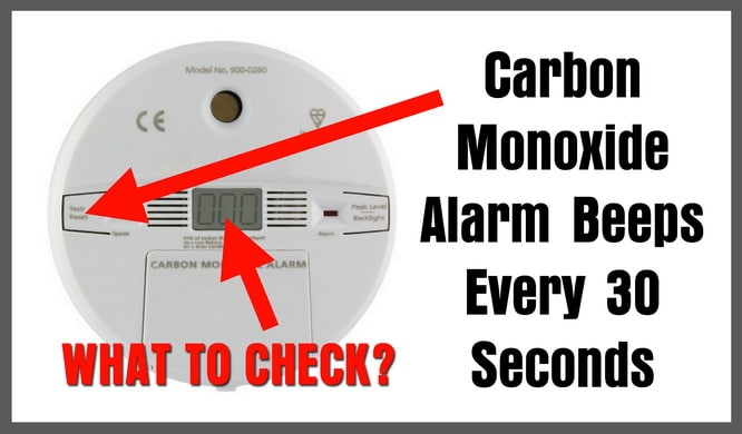 first alert carbon monoxide alarm beeps 5 times