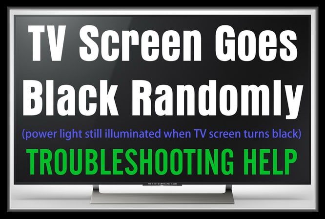 how to fix vizio tv black screen of death