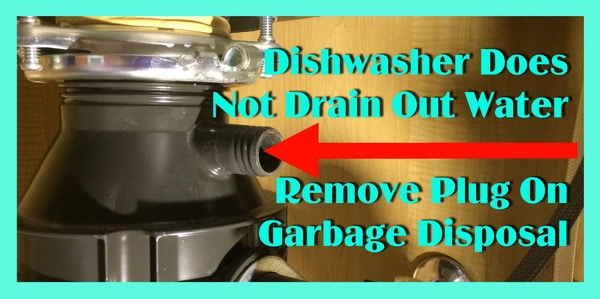 Garbage disposal knockout plug store cap home depot