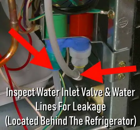 Water Inlet Valve & Water Lines Can Cause Leak