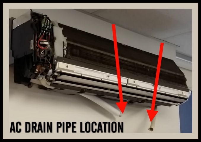 Fix Leaking Split AC - Drain Pipe Location