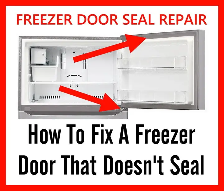 How To Fix A Freezer Door That Doesn't Seal Shut