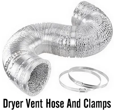 New Dryer Vent Hose And Clamps