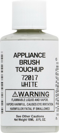White Whirlpool Appliance Touchup Paint