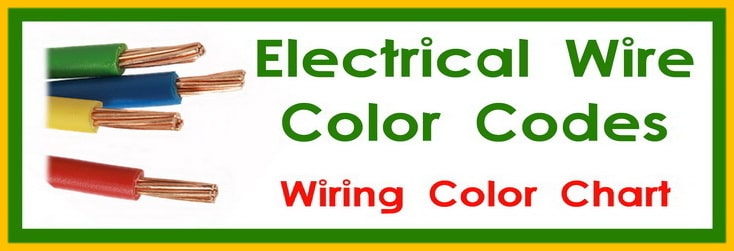 Electrical Wire Color Codes Wiring, Installing Light Fixture Yellow Wire