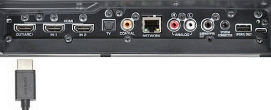 hdmi cable - connect soundbar to tv