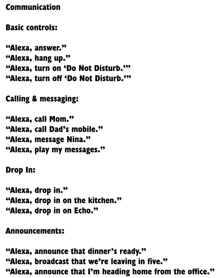 Alexa - Basic Communication