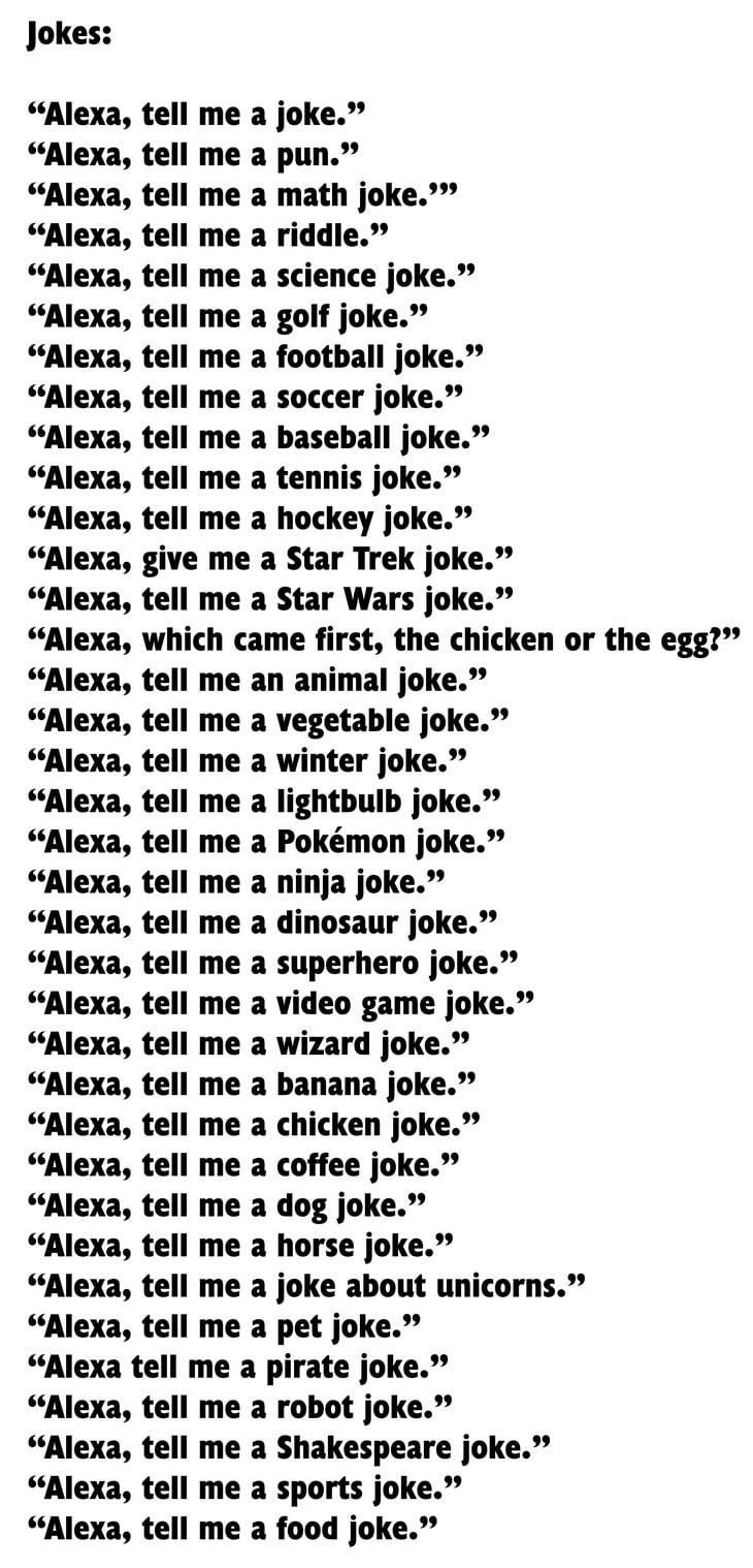 Alexa - Jokes