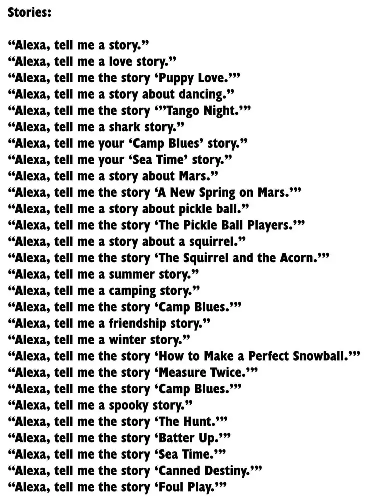 Alexa - Stories
