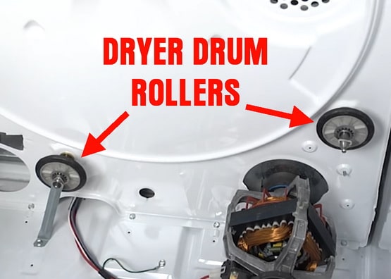 Dryer Repair - Replacing the Drum Rollers