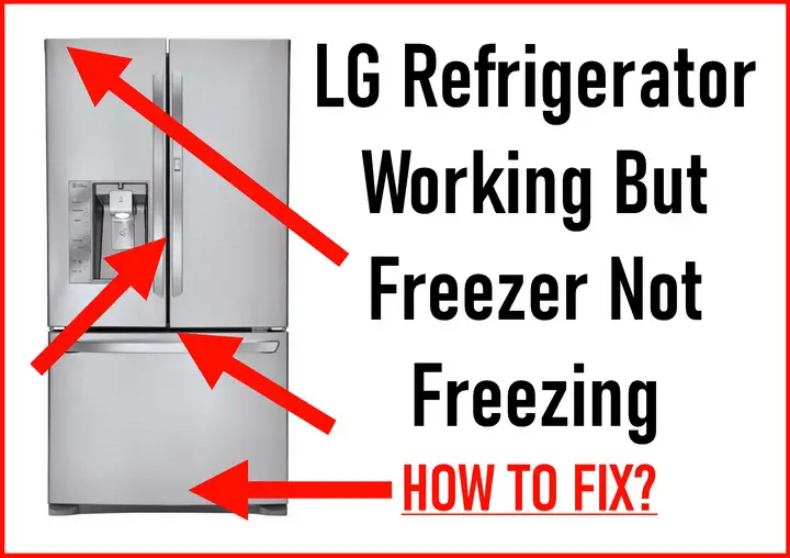 LG Refrigerator Working But Freezer Not Freezing