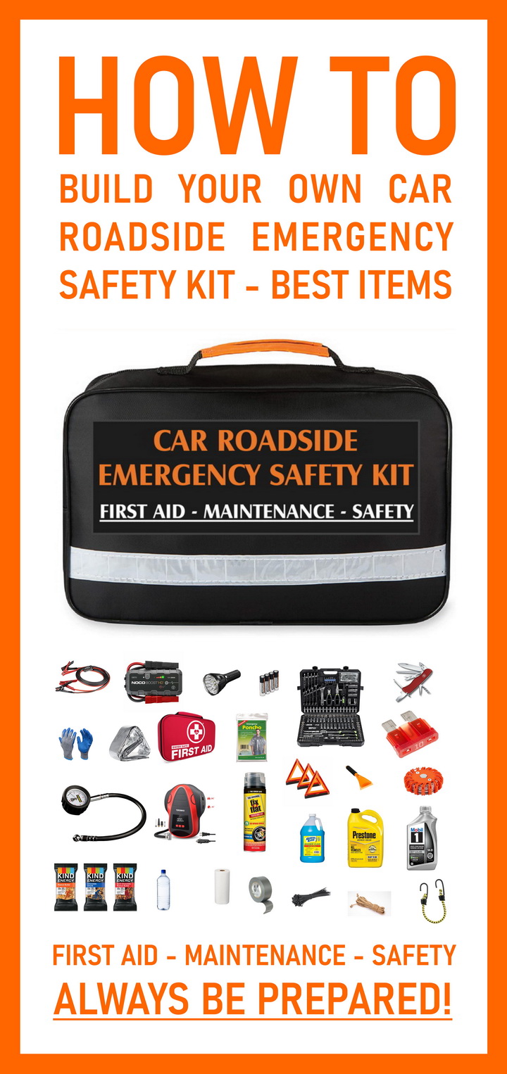 Car Roadside Emergency Safety Kit