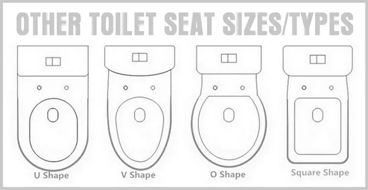 other toilet seat sizes shapes