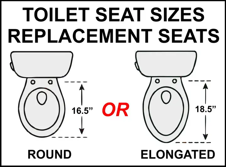 toilet seat sizes replacement