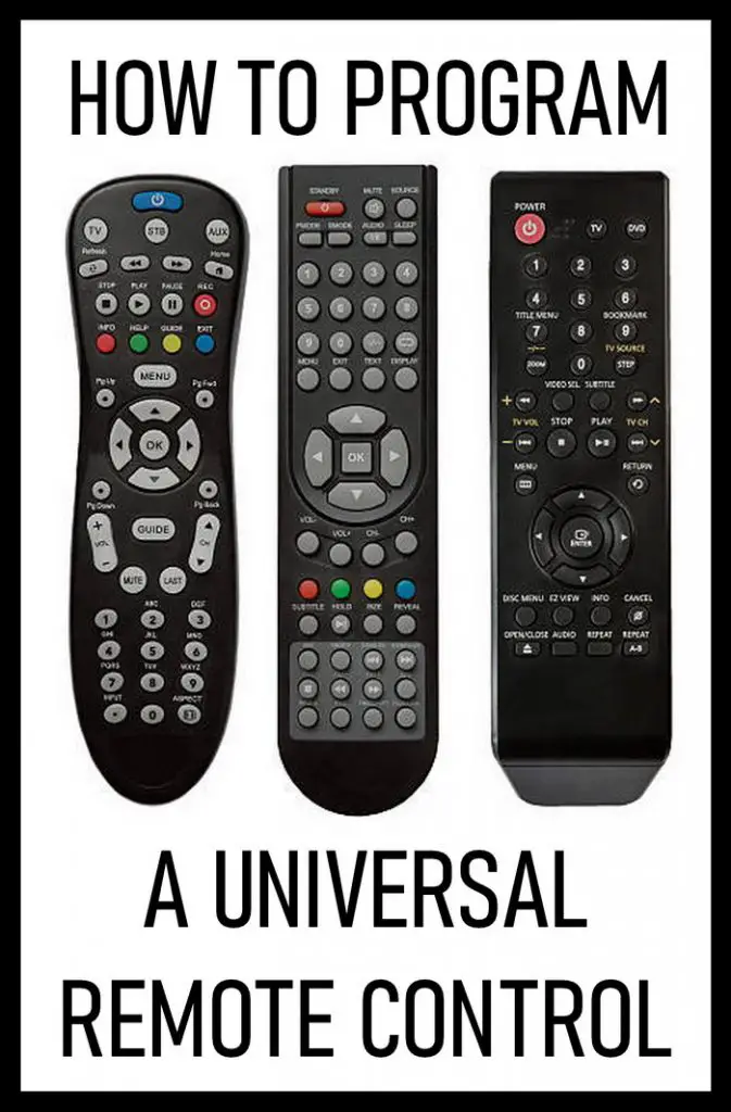 How To Set Up A Universal Remote Control Step By Step