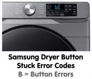 Samsung Dryer Error Codes Troubleshooting - Error Definitions How To Fix
