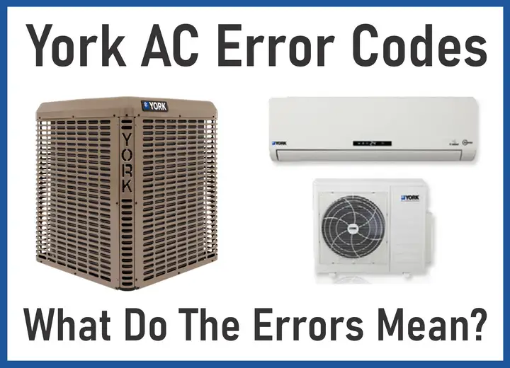 York AC Error Codes - Air Conditioner