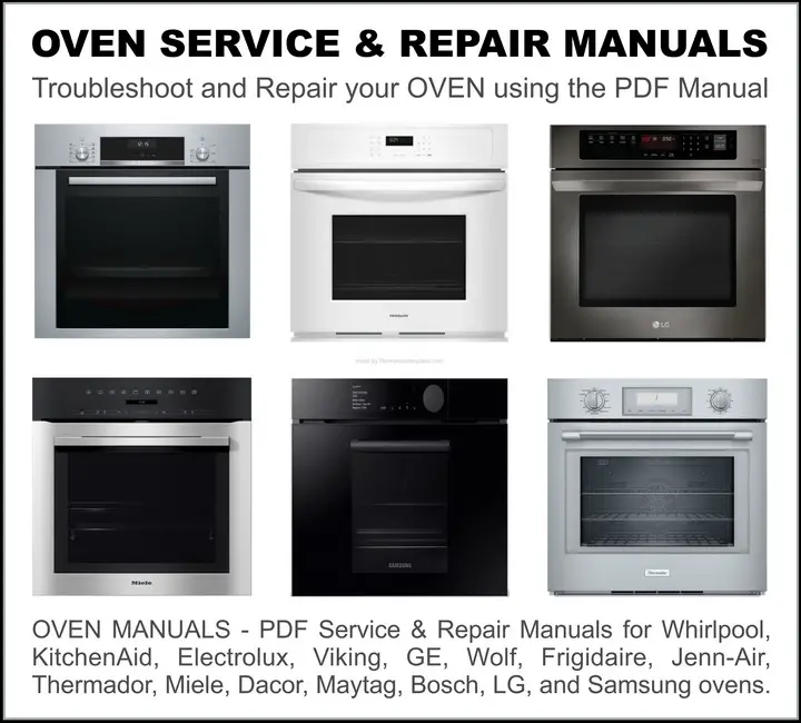 oven repair manuals