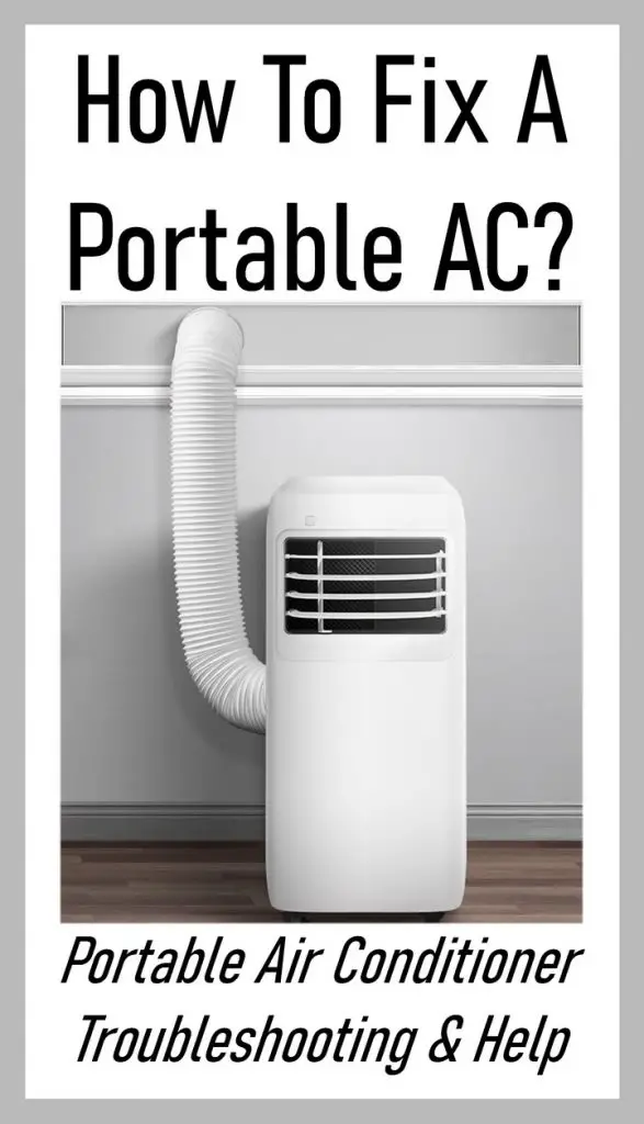how to fix a portable AC