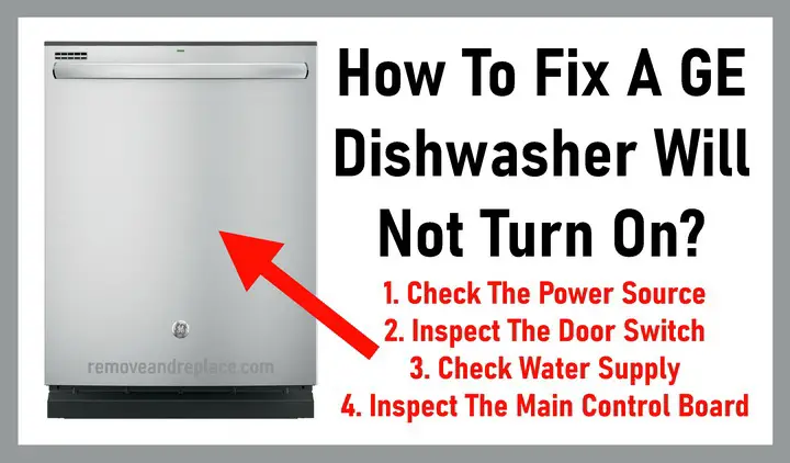 GE dishwasher will not start