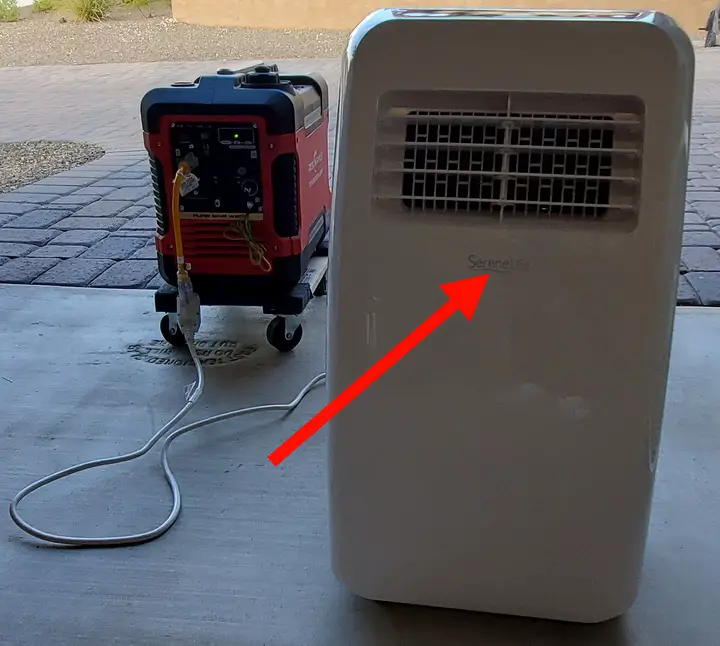 Make sure AC can be powered by generator