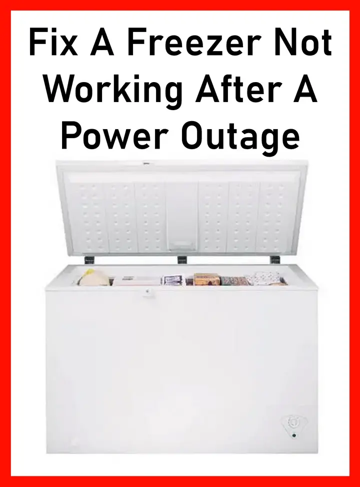 Freezer not working after power outage