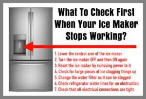 Refrigerator Ice Maker Not Making Ice Cubes - 7 Quick Fixes