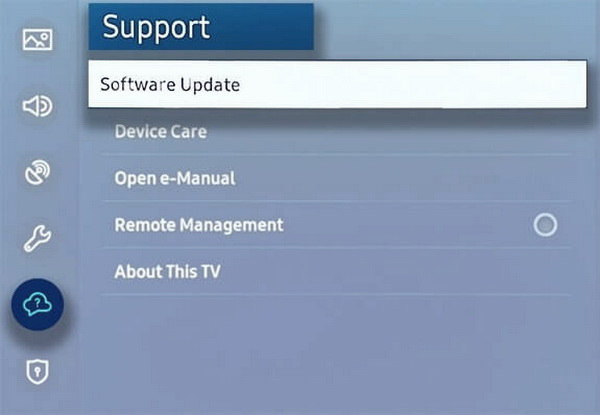 samsung tv error 107 update software