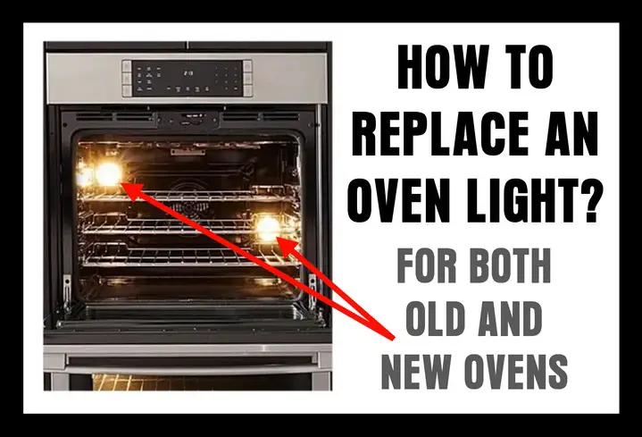 Replace oven light - Step by step