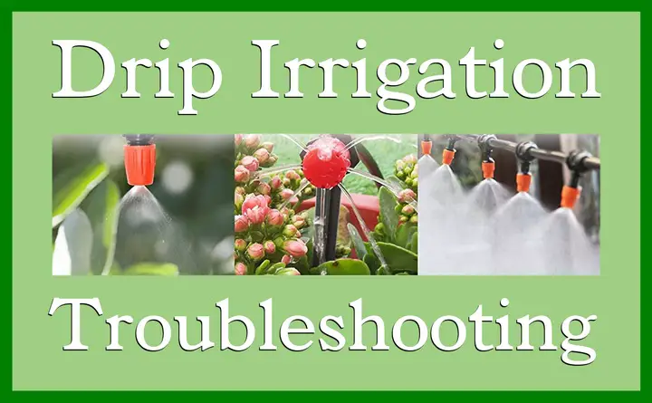 Drip irrigation troubleshooting