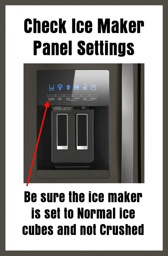 Ice Cube Settings Whirlpool Refrigerator