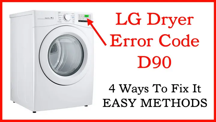 LG dryer d90 error