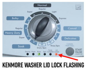 10 Reasons Kenmore Washer Lid Lock Light Flashes