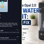 GE Profile Opal 2.0 "Add Water" Light: Easy Fix — photo collage