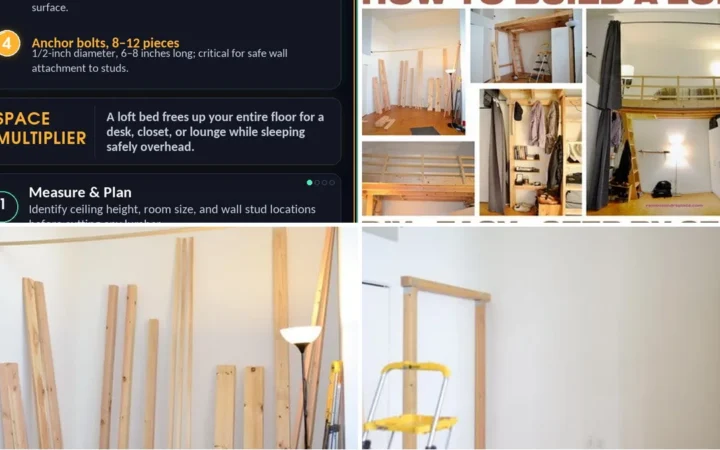 How To Build A Loft - DIY Step By Step With Pictures — photo collage