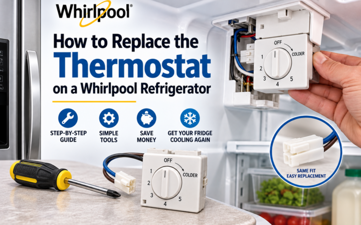Thermostat replacement on Whirlpool fridge