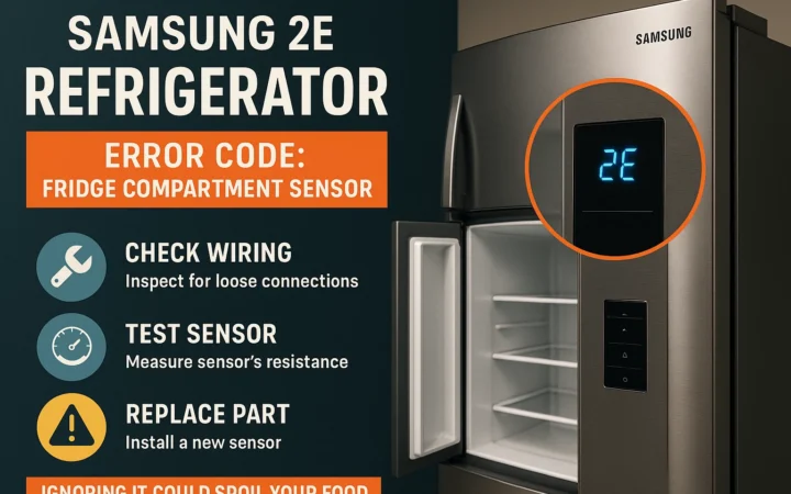 Samsung 2e error code refrigerator