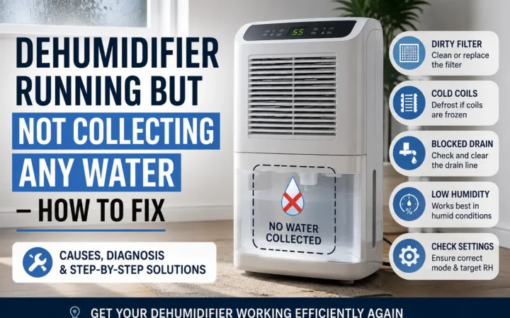 Dehumidifier Running But Not Collecting Any Water – How To Fix 21 Dehumidifier Running But Not Collecting Any Water – How To Fix