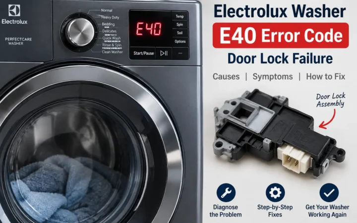 Electrolux Washer E40 Error Code: Door Lock Failure